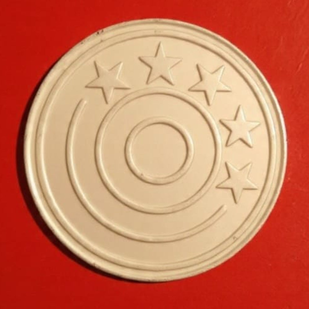 Barcrest Token Coin Concentric Circle & Star Design - Collection Bazzar