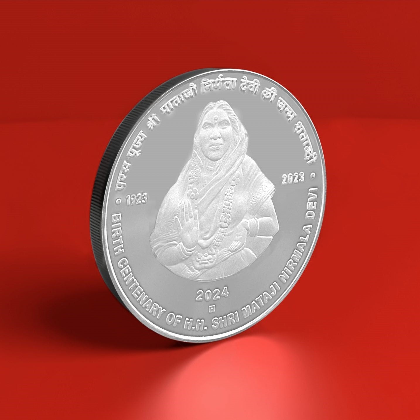 Birth Centenary of H.H. Shri Mataji Nirmala Devi | Rs 100 Proof Coin | MDF Box - Collection Bazzar