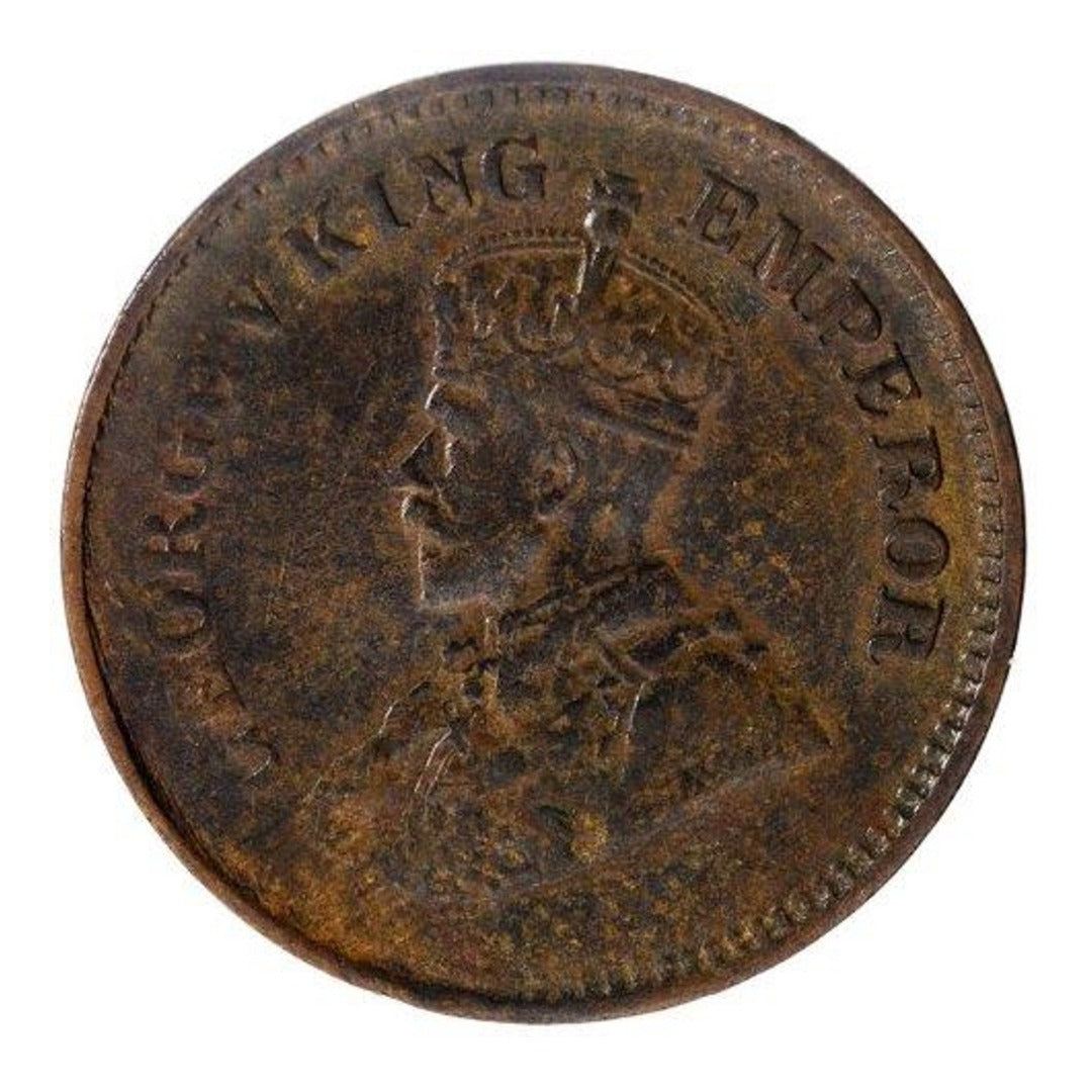 British India 1/2 Pice George V king Empire V 1913 Coin rare  good condition difrent pice given - Collection Bazzar