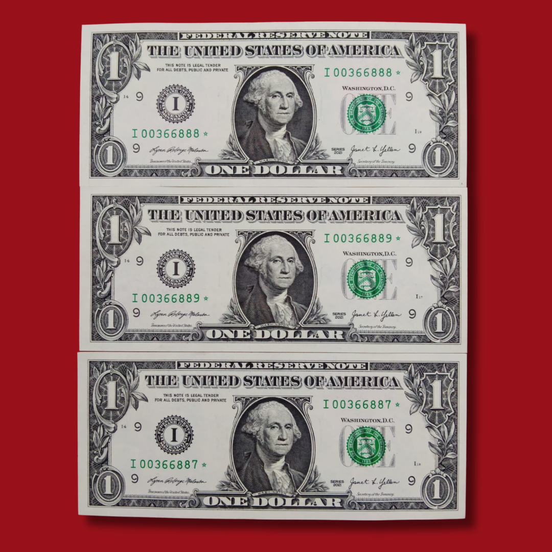 Buy 1 Dollar Star Lower Number Note Price Each USA ★ Note - Collection Bazzar