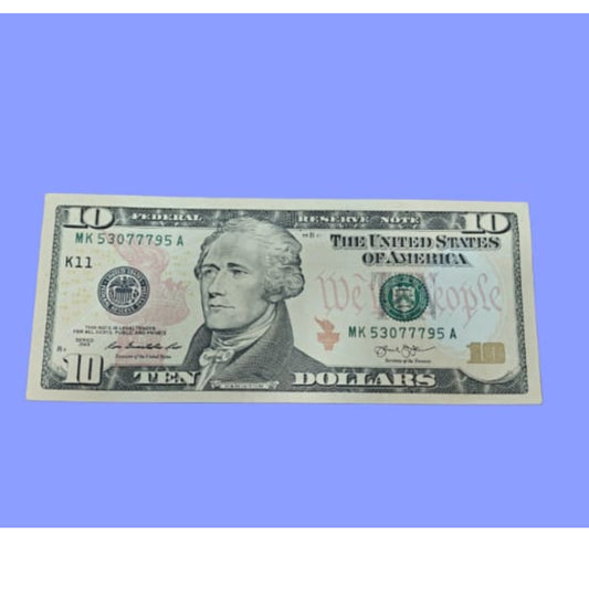 10 dollar united states of America rare collectible - Collection Bazzar