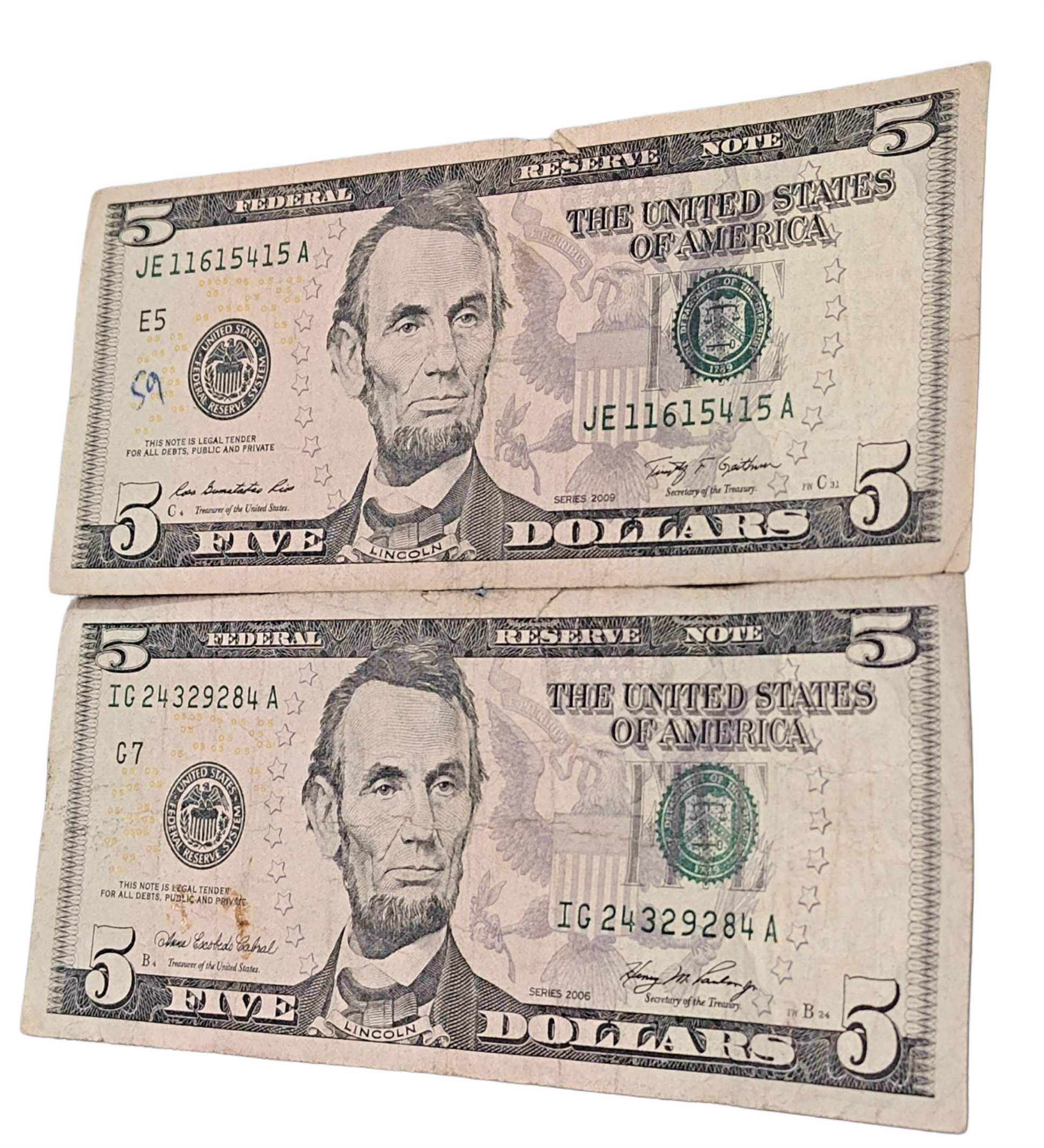 5 dollars 
