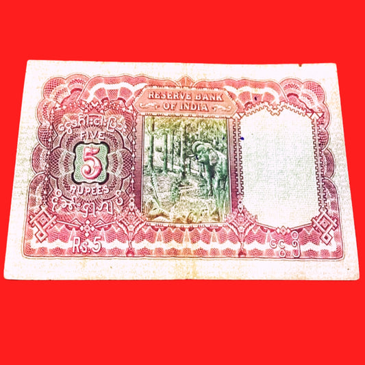 Buy Rs 5 FAFDA Burma issue DOB no note A26 220797 JB Taylor sign - Collection Bazzar