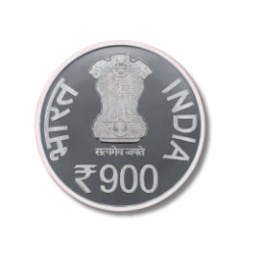 Buy ₹900 Commemorative Coin – 2900th Janm Kalyanak of Parshvanath Bhagwan | UNC Folder Pack

