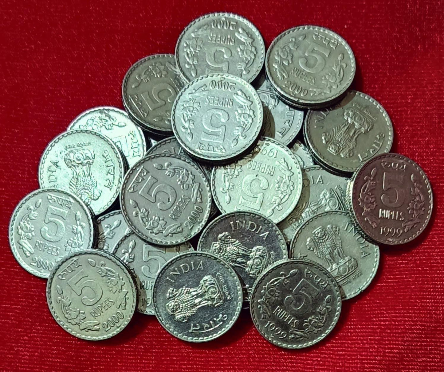 COLLECTIBLE GRADE 

Rs 5 RUPEES CN -IN 
FOREIGN MINT 
25 PICS - Collection Bazzar