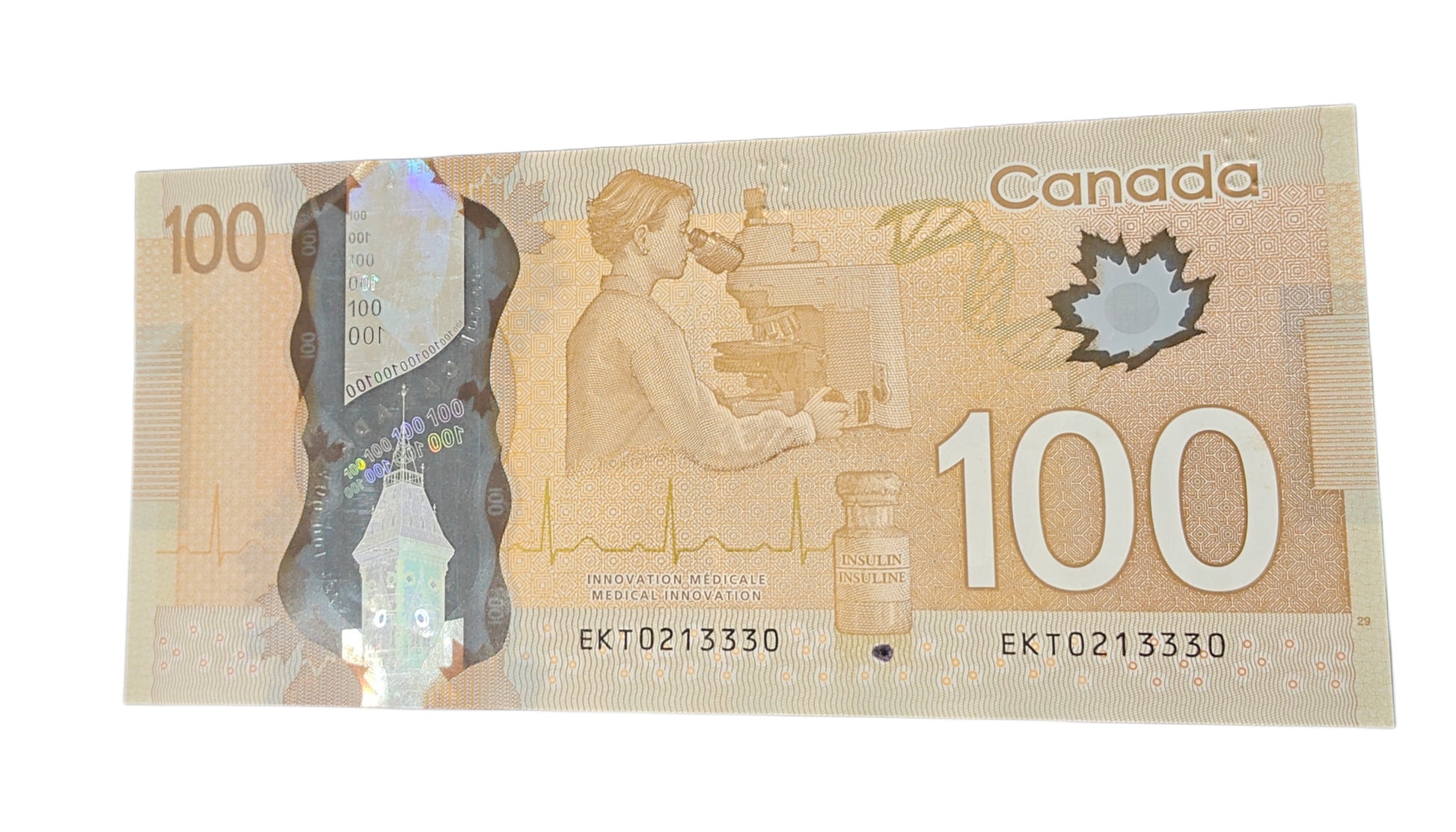 Canada $100 Polymer Banknote – Rare Collectible Currency - Collection Bazzar