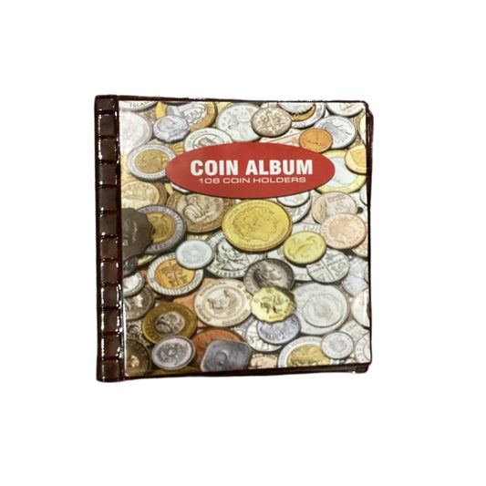 Coin Storage Album - 108 Coins Holder - Collection Bazzar