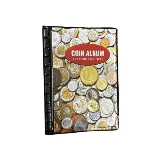 Coin Storage Album - 60 Coins Holder Small size - Collection Bazzar