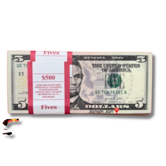 2000s USD 5 Dollar Highly Rare Serial Packet of 100 Notes