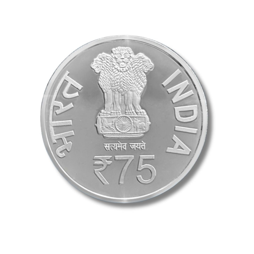 Diamond Jubilee Year of Official Language ₹100 Commemorative Coin 
