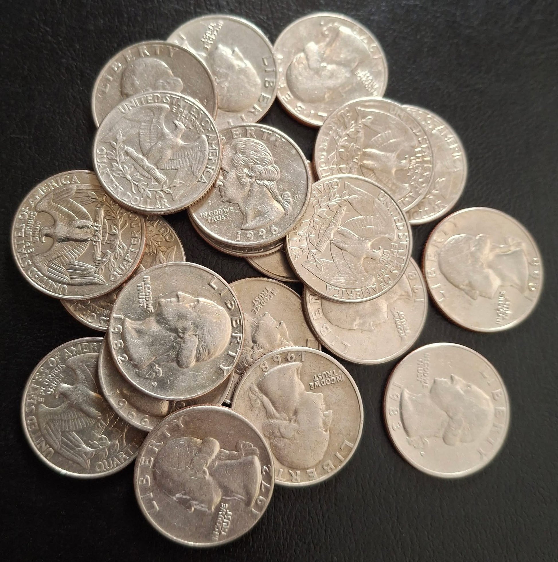 FOREIGN_COINS

USA

QUARTER-DOLLAR

 

20-PCS_Lot No selection only Lot - Collection Bazzar