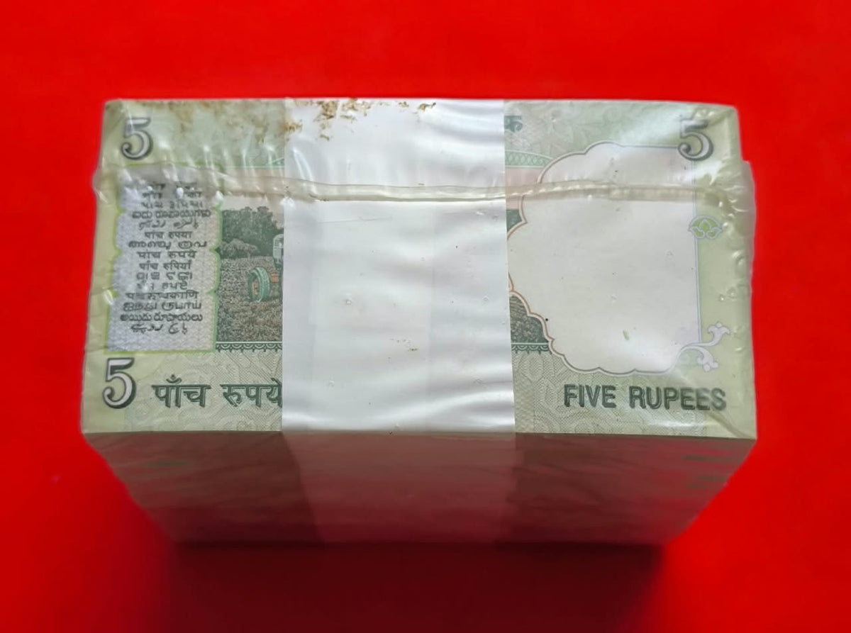 Five Rupees Gandhi Series Rim

C-44 2010 Rupees Five,  D Subbarao R Inset52A Prefix Full Rim

52A 970001 to 52A 971000 - Collection Bazzar