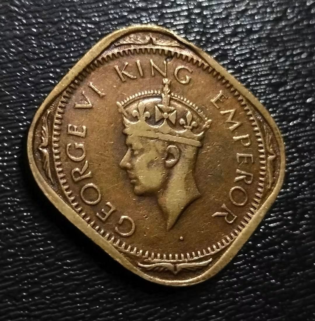 GEORGE VI KING EMPEROR 
2 ANNAS Yr 1943  SCARCE - Collection Bazzar