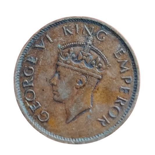 1942 1/4 Anna Coin – George VI King Emperor | Buy British India Coin Online