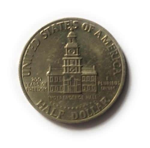 Half Dollar Coin United States of America Independence Hall - Collection Bazzar