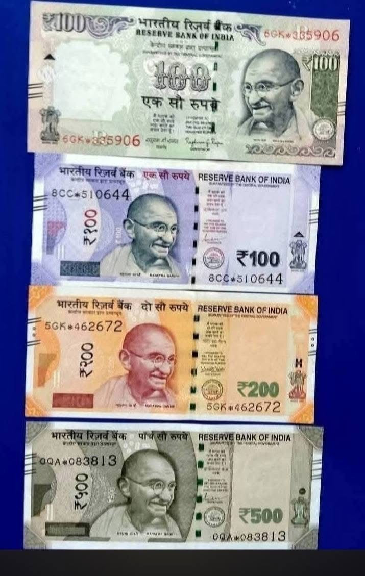 ⭐ Star Notes All Denomination  SET ⭐

INCLUDES 



  1. ⭐ 500 Rs STAR Note  New Design  ⭐

  2. ⭐ 200 Rs STAR Note New Design   ⭐

  3  ⭐ 100 Rs STAR Note New Desig     ⭐

  4. ⭐ 100 Rs STAR Note Old Design     ⭐

  5. ⭐   50 Rs STAR Note New Design   ⭐