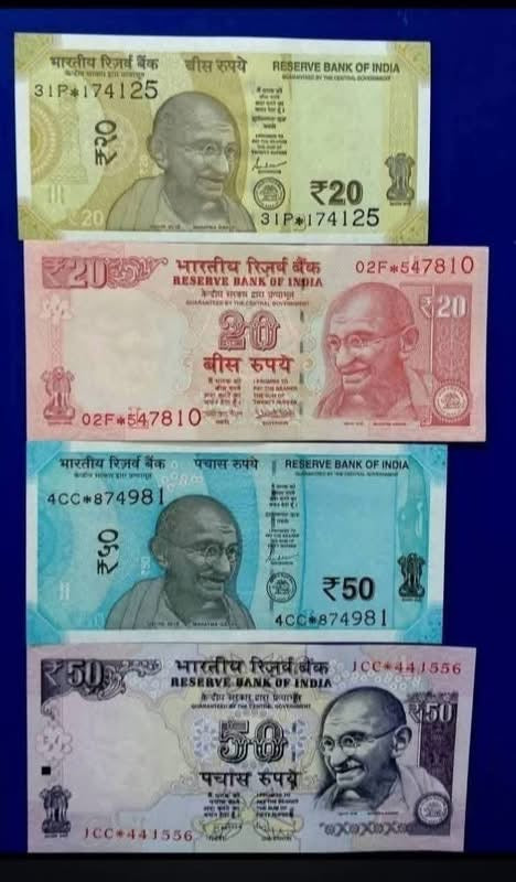 ⭐ Star Notes All Denomination  SET ⭐

INCLUDES 



  1. ⭐ 500 Rs STAR Note  New Design  ⭐

  2. ⭐ 200 Rs STAR Note New Design   ⭐

  3  ⭐ 100 Rs STAR Note New Desig     ⭐

  4. ⭐ 100 Rs STAR Note Old Design     ⭐

  5. ⭐   50 Rs STAR Note New Design   ⭐