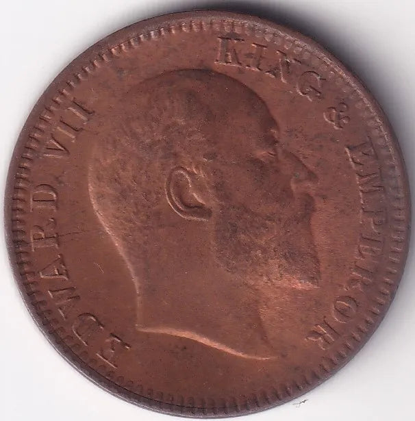 One Quarter Anna 1906 Edward VII King Given Different Good Condition