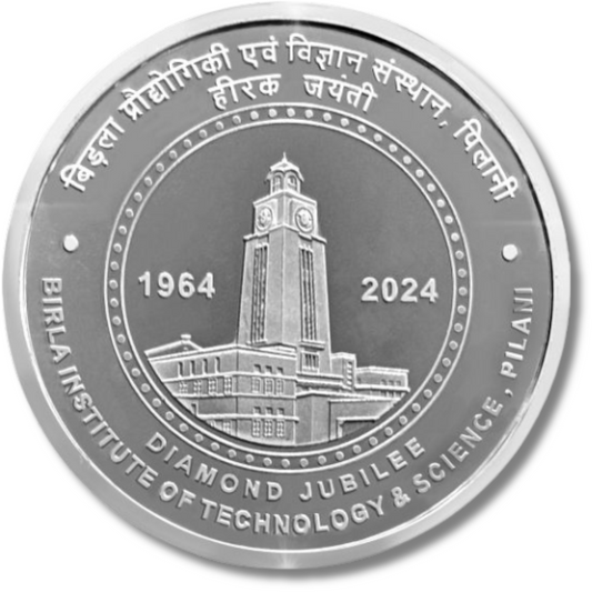India ₹60 Commemorative Coin – Diamond Jubilee of BITS Pilani | UNC Condition