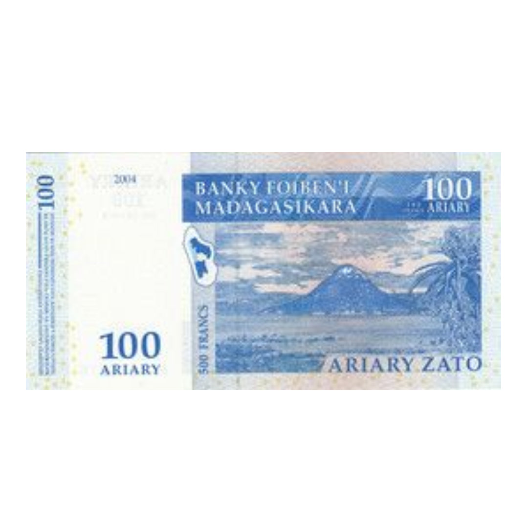 Madagascar 100 Ariary Zato Banknote Banky Foiben'i Madagasikara - Collection Bazzar