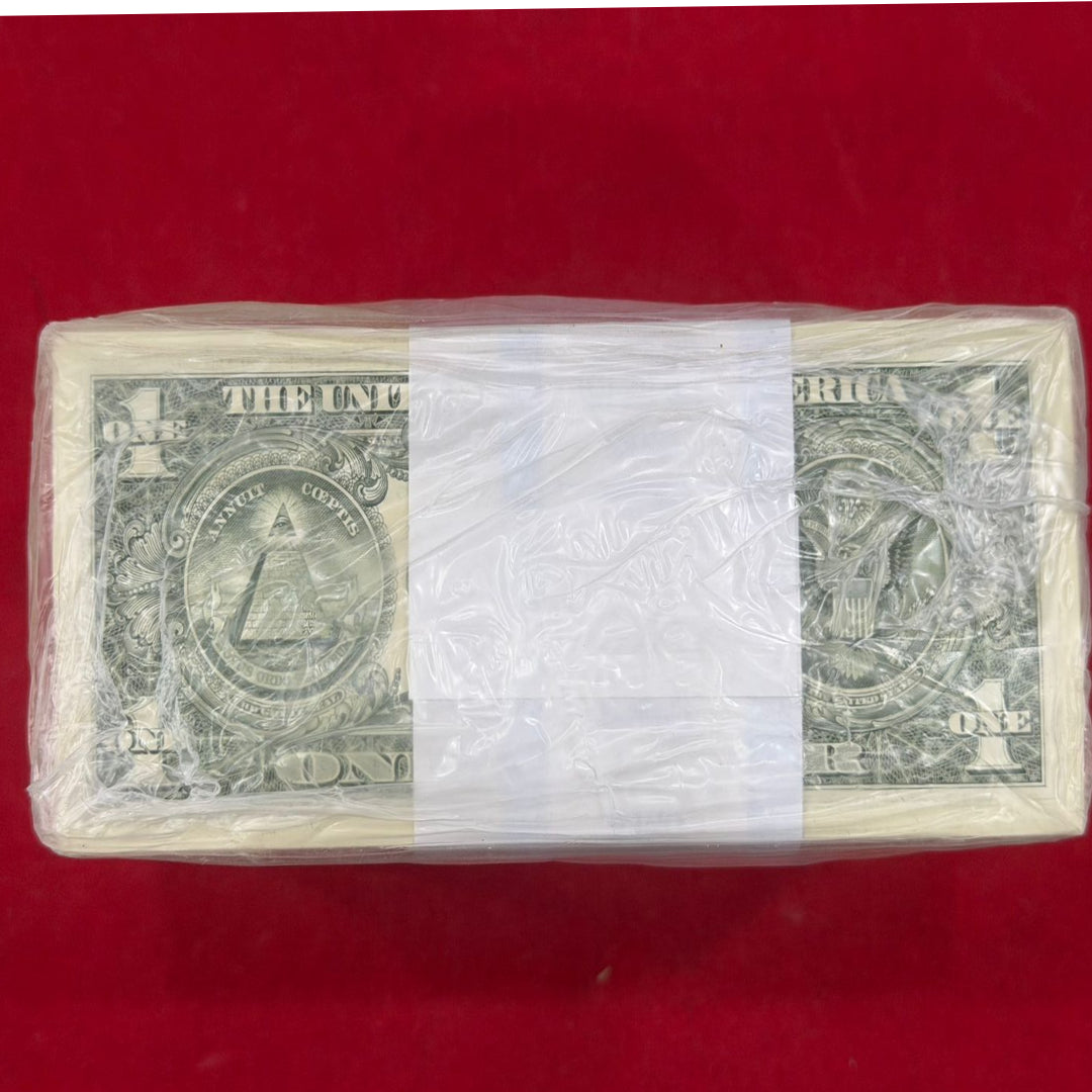 New York $1 Federal Reserve Note – Series 2021 Strap (100 Notes) - Collection Bazzar