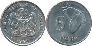 5 kobo coin nigeria collectible - Collection Bazzar