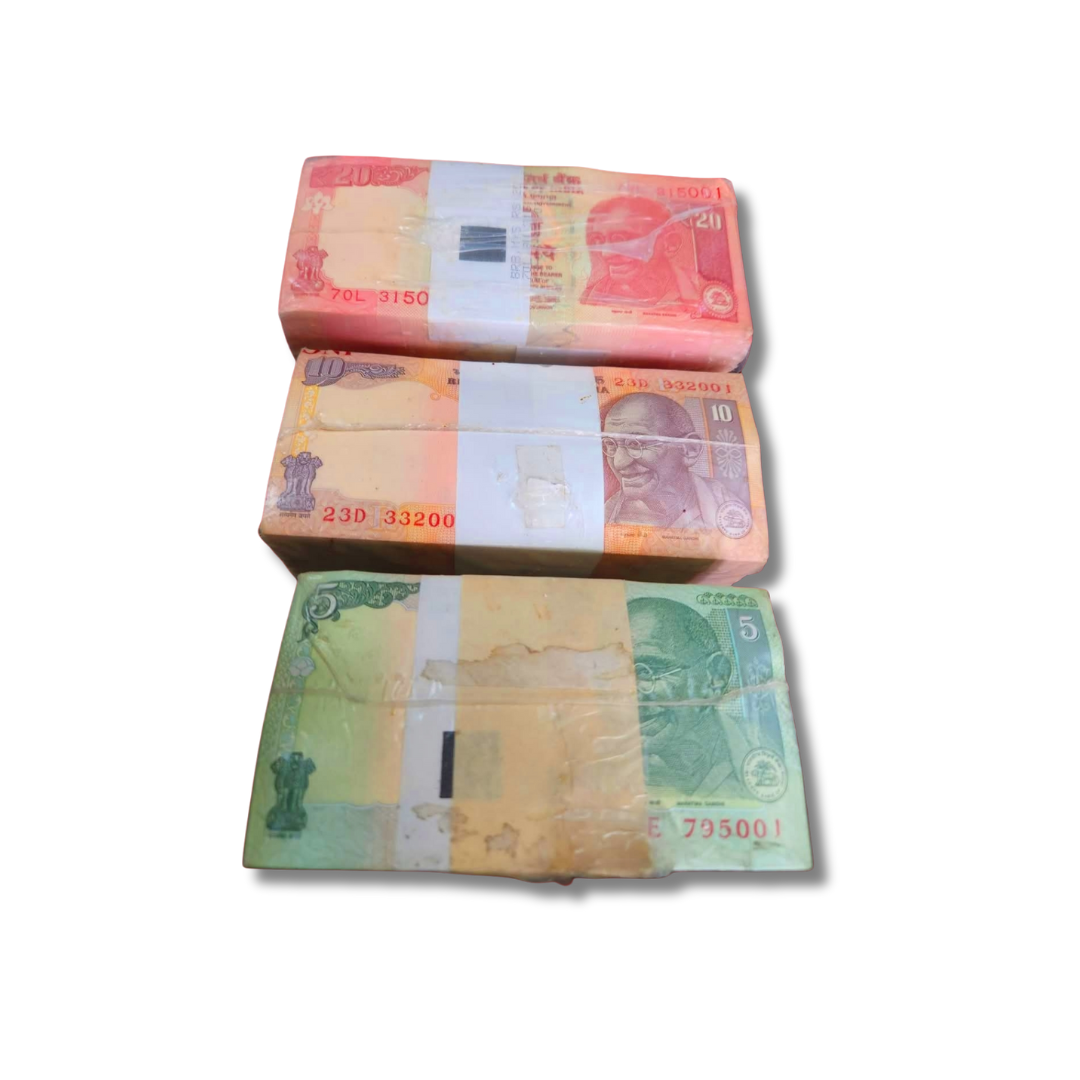 Old ₹5, ₹10 & ₹20 Note Set | Sealed Pack | Vintage RBI Currency