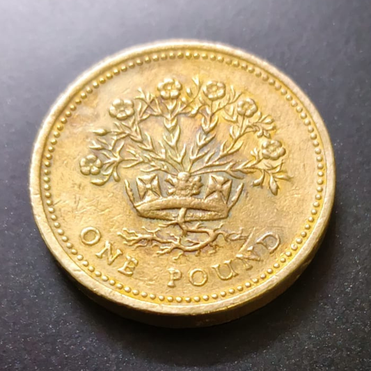 One Pound Coin Elizabeth II D.G.Reg F.D 1986 Year - Collection Bazzar