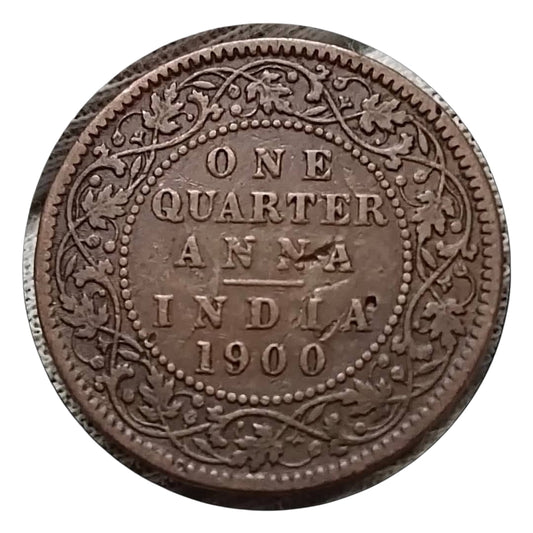 One quarter anna 1900 | Victoria Empress rare coin - Collection Bazzar