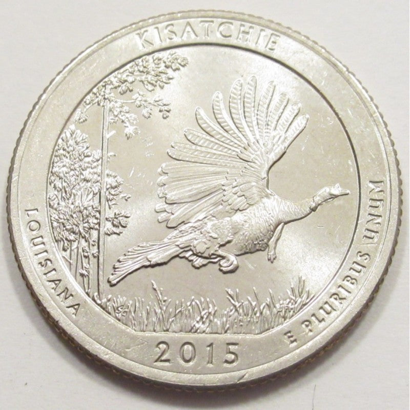 Quarter Dollar 2015 Kisatchie - Louisiana Steel Coin - Collection Bazzar