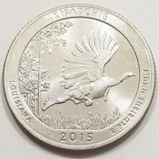 Quarter Dollar 2015 Kisatchie - Louisiana Steel Coin - Collection Bazzar