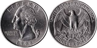 Quarter Dollar America Coin | 25 Cents USA | Collectible - Collection Bazzar