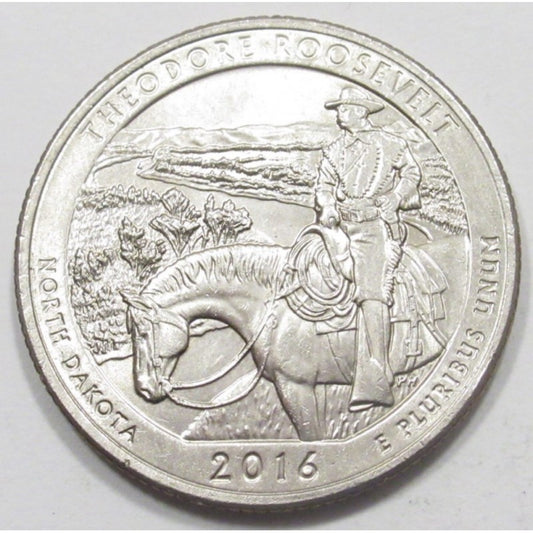 Quarter Dollar Coin 2016 Theodore Roosevelt USA 1/4 Dollar - Collection Bazzar