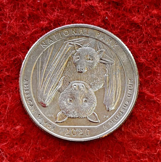 Quarter Dollar Coin (USA) 1/4 Dollar National Park 2020 Coin - Collection Bazzar