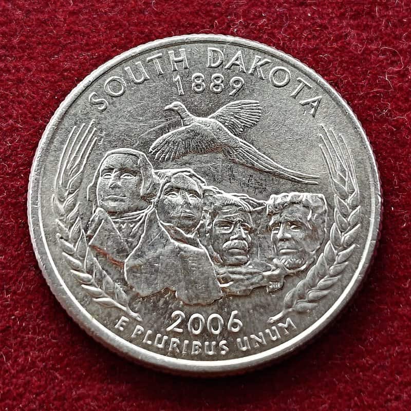 Quarter Dollar Coin USA 1/4 Dollar South Dakota 2006 Coin - Collection Bazzar