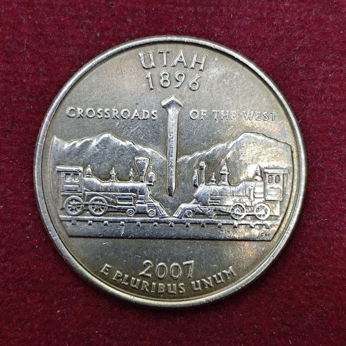 Quarter Dollar Coin (USA) 1/4 Dollar Utah 2007 Coin - Collection Bazzar