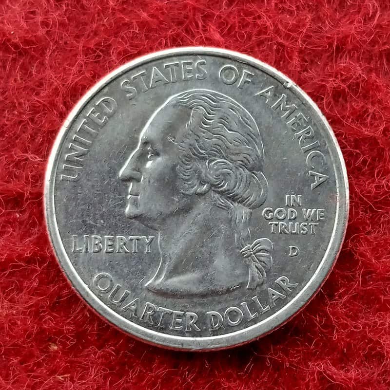 Quarter Dollar Coin (USA) 1/4 Dollar Washington Rhode Island 2001 Coin - Collection Bazzar