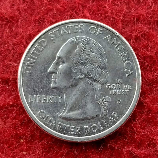 Quarter Dollar Coin (USA) 1/4 Dollar Washington Rhode Island 2001 Coin - Collection Bazzar