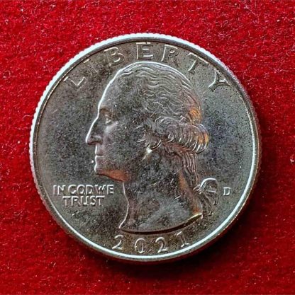 Quarter Dollar Coin Washington Quarter Crossing the Delaware 2021 Coin - Collection Bazzar