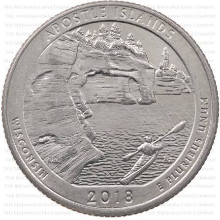 Quarter Dollar Coins Set 5 Pcs - 1/4 Dollar Set 4 Collectible - Collection Bazzar