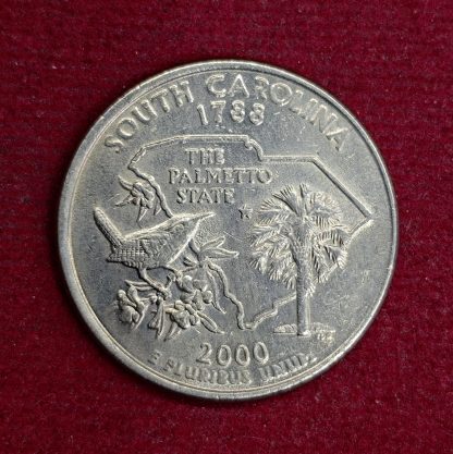 Quarter Dollar (USA) 1/4 Dollar South Carolina 2000 Coin - Collection Bazzar