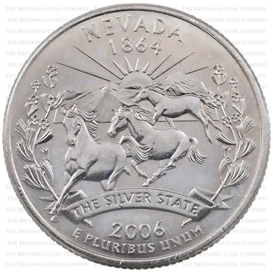 Quarter Dollar (USA) 1/4 Dollar “Washington Quarter” Nevada 2006 - Collection Bazzar