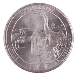 Quarter Dollar USA 2014 D Everglades National Park Coin - Collection Bazzar
