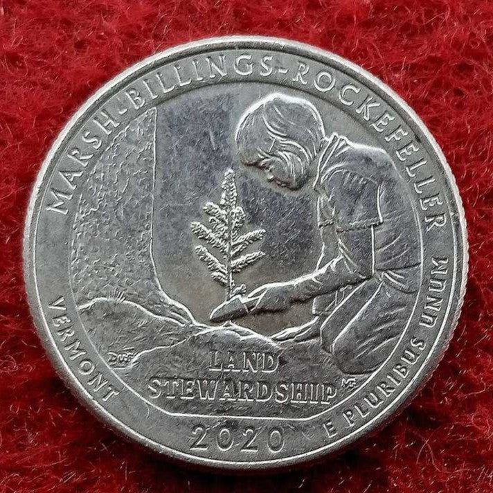 Quarter Dollar (USA) Washington Quarter National Historical Park 2020 - Collection Bazzar