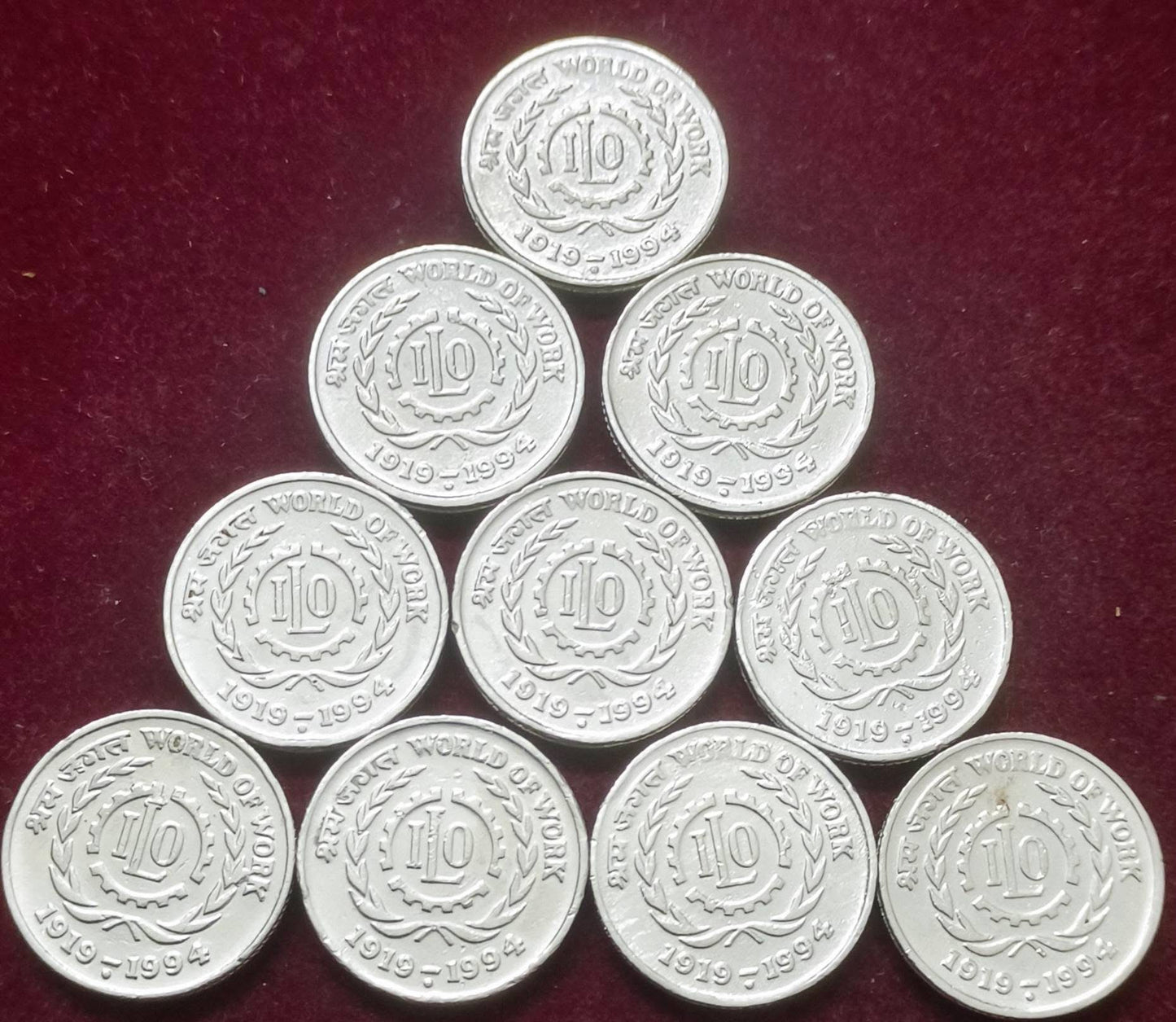RARE,5, RS, INTERNATIONAL LABOUR ORGANISATION, ILO,10 pis - Collection Bazzar