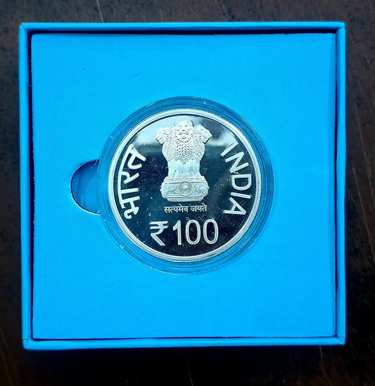 Rss coin mumbai mint box packing 

Rocl-313 40 gram pure silver set

2025 Rss 100/- 40 gram pure silver coin proof set top grade Mumbai mint with box packing mint 
bid e - Collection Bazzar
