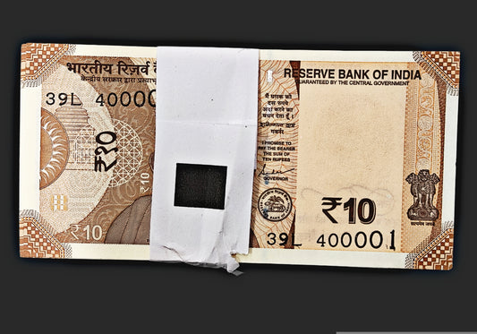 Rare 400001  100 note Packet| Indian Currency" - Collection Bazzar