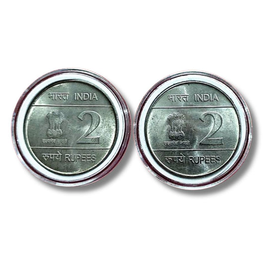 Rare 2 Rupee Coin Air Force Gem Bunc 1 Coin Available With Capsule