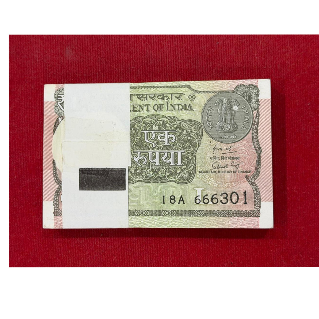 Re 1 Serial Packet 666301 666333 number - Collection Bazzar