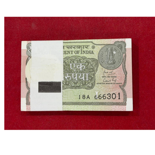 Re 1 Serial Packet 666301 666333 number - Collection Bazzar